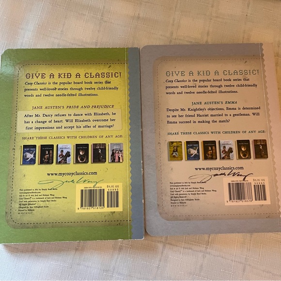 Book Bundle! Cozy Classics Pride & Prejudice and Emma Board Books - Picture 4 of 12